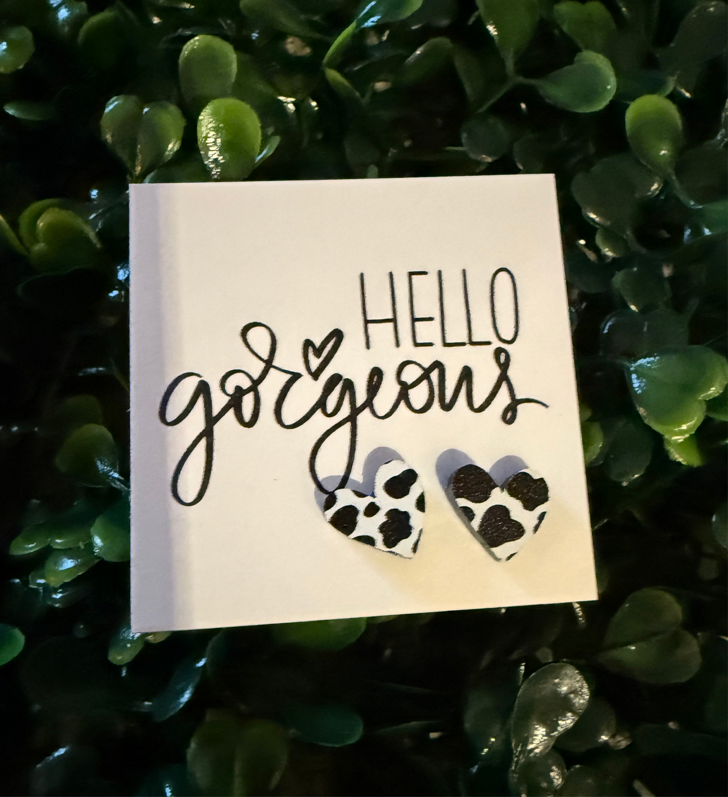 Mini Heart Shaped Stud Earrings