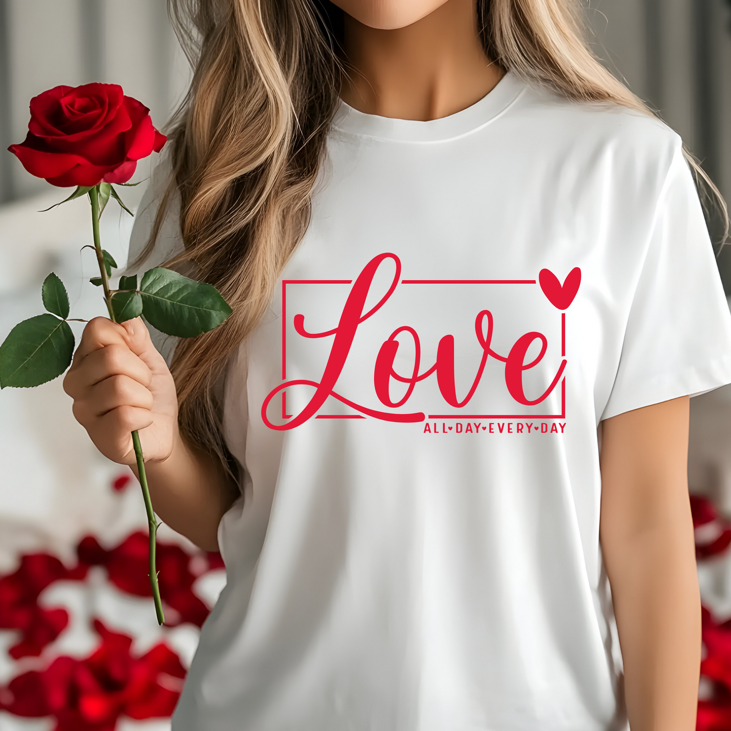 "Love All Day Every Day" Graphic Tee