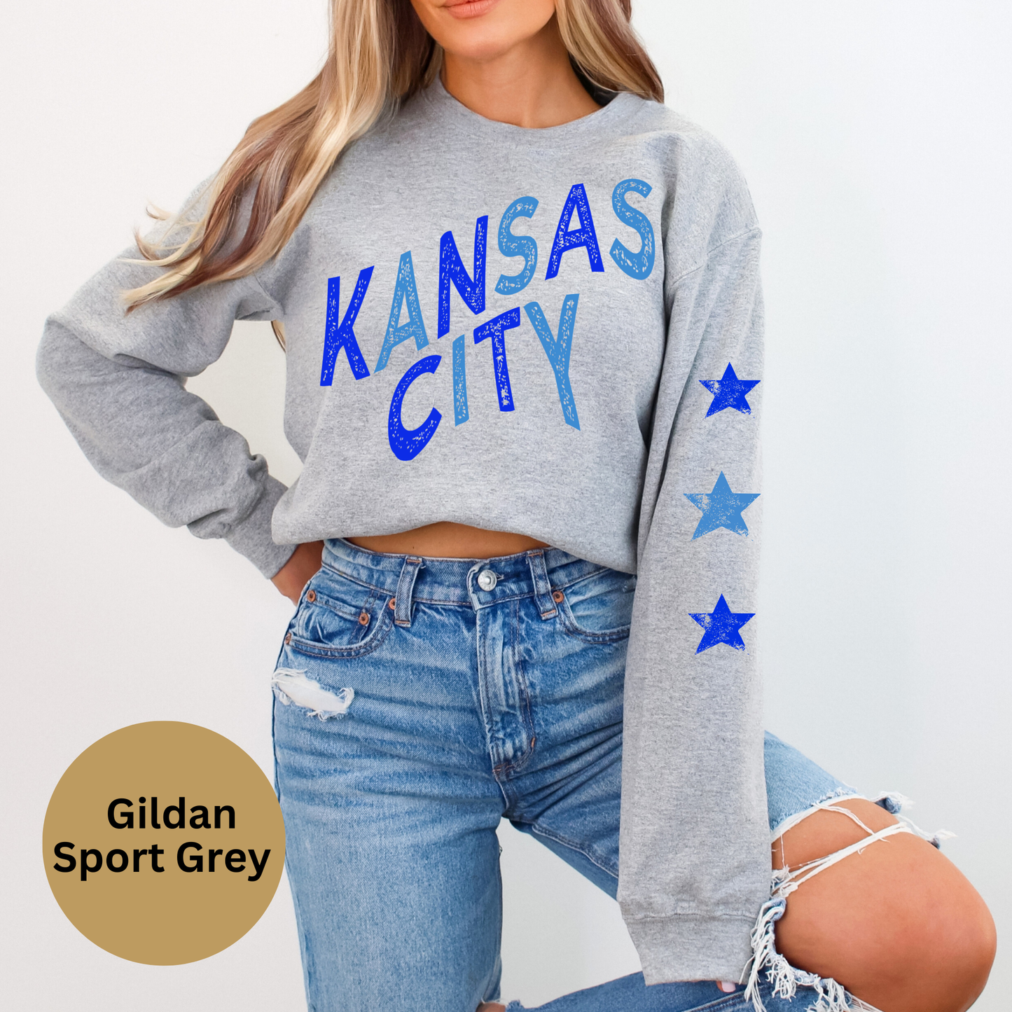 Kansas City Wavy with Sleeve Design