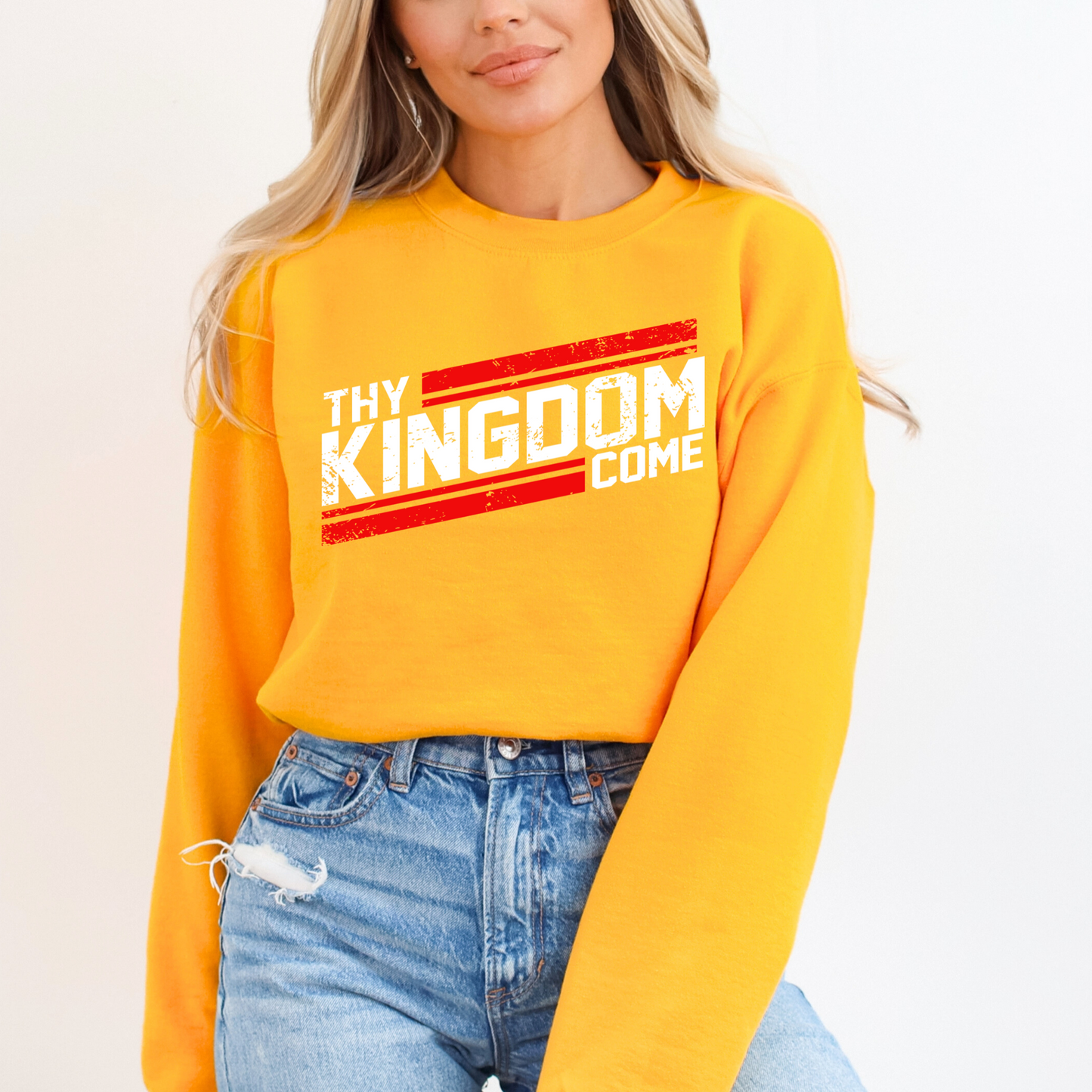 Thy Kingdom Come Sweatshirt - Yellow