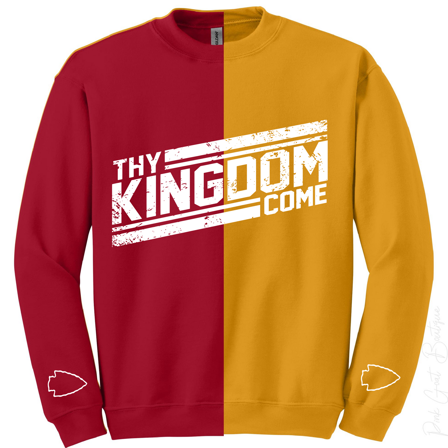 Thy Kingdom Come Two Tone Sweatshirt