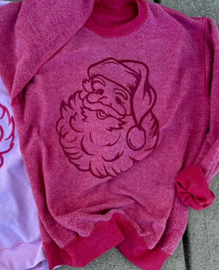 Vintage Inside Out Santa Sweatshirt