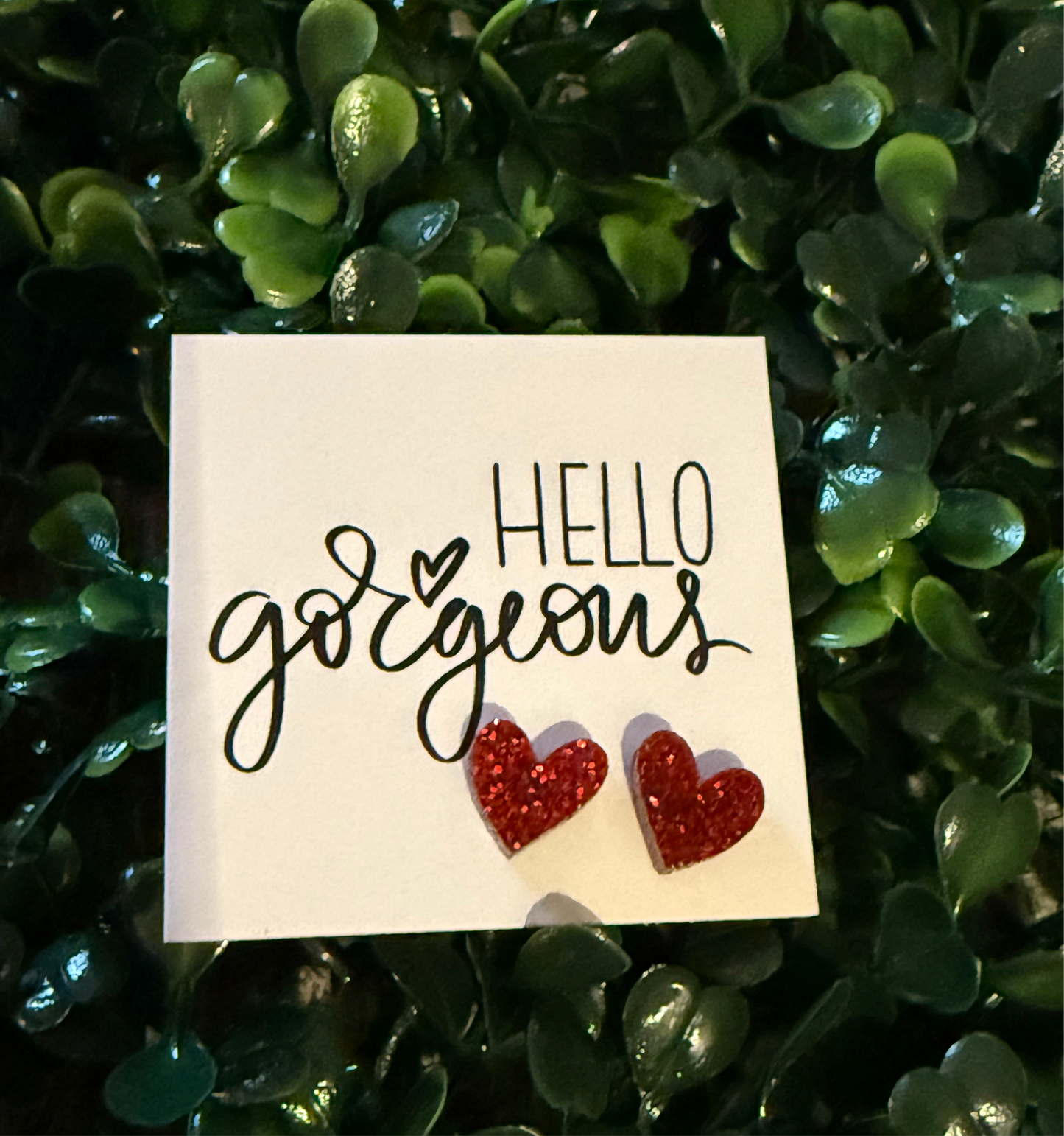 Mini Heart Shaped Stud Earrings