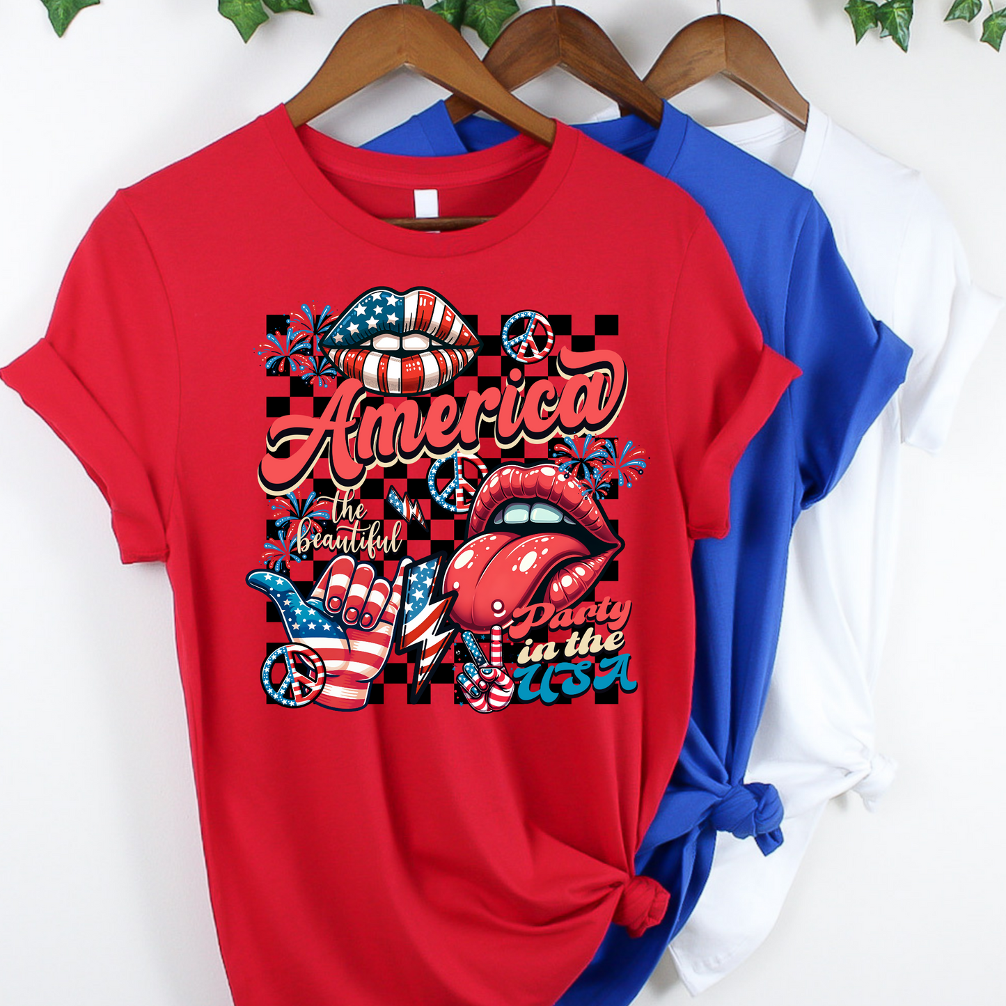 Retro America Collage Tank – Party in the USA (Youth)