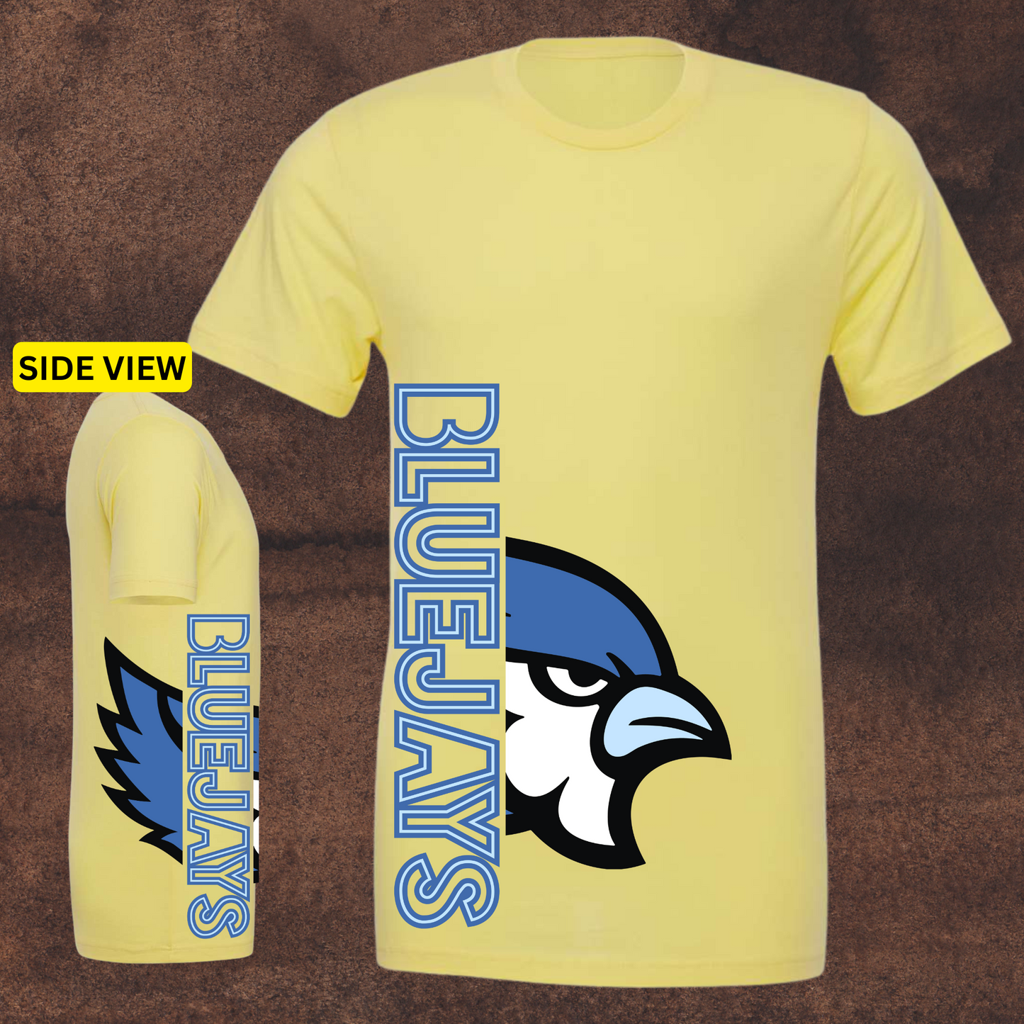 Bluejays Vertical Side Tee