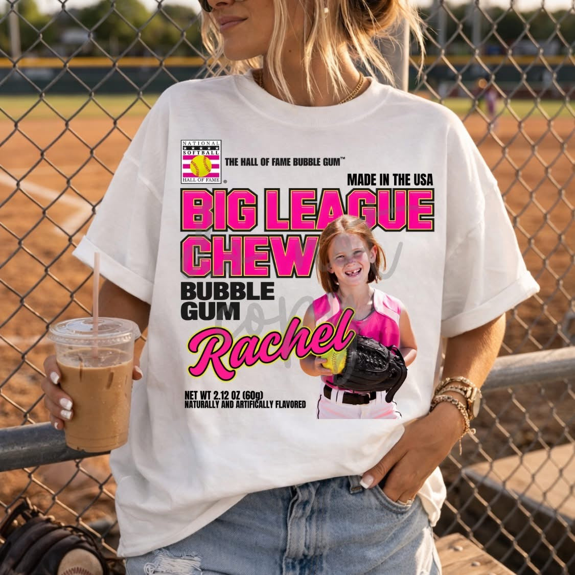 Big League Chew Custom Photo Tee