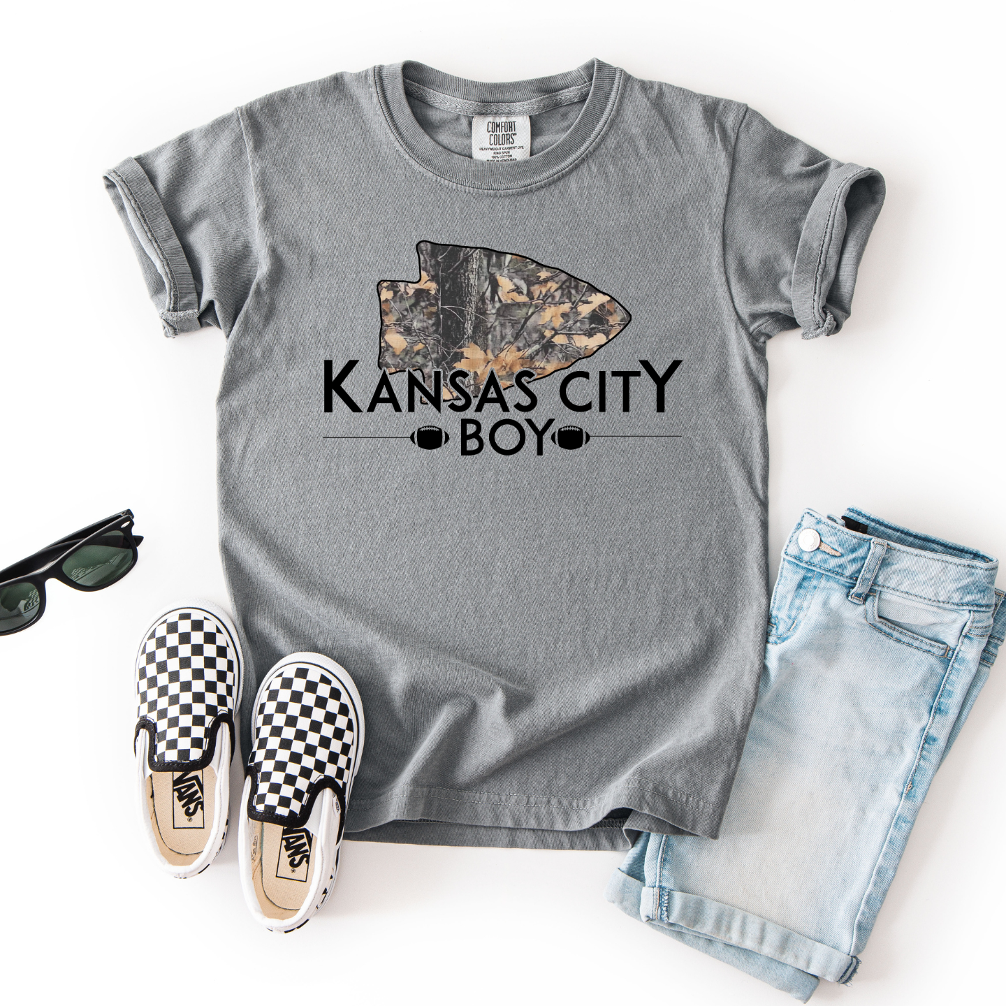 Youth Camo Kansas City Boy