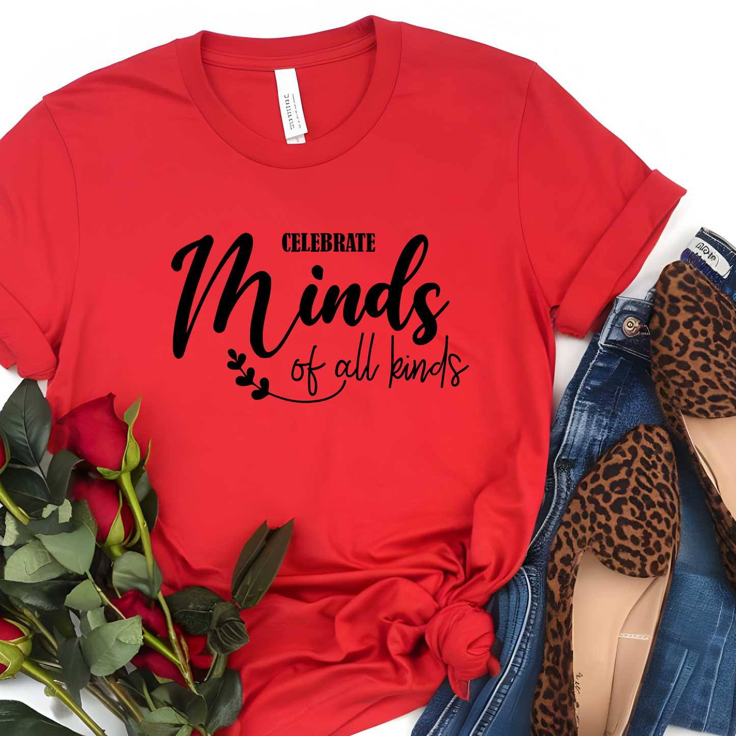 Celebrate Minds of All Kinds Tee β Bold Script Edition - Youth