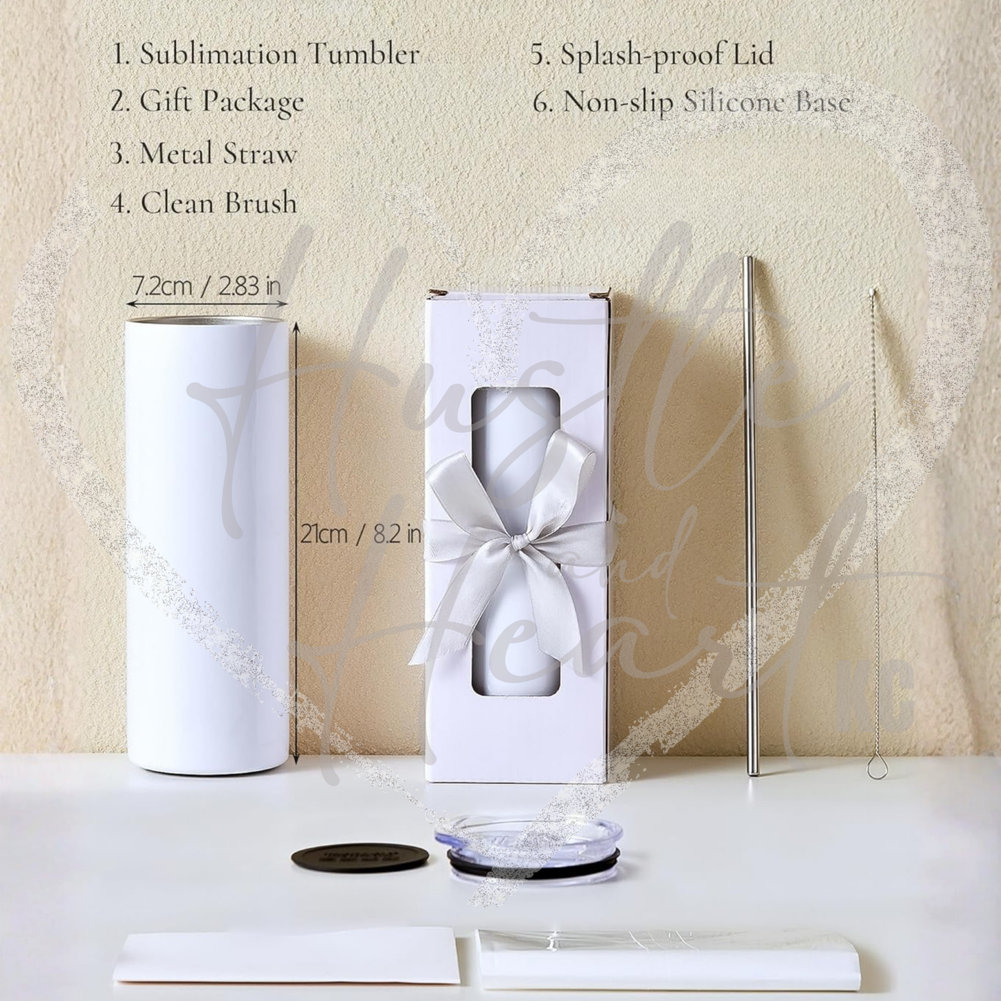 Custom 20 oz Photo Tumbler – Personalized Gift