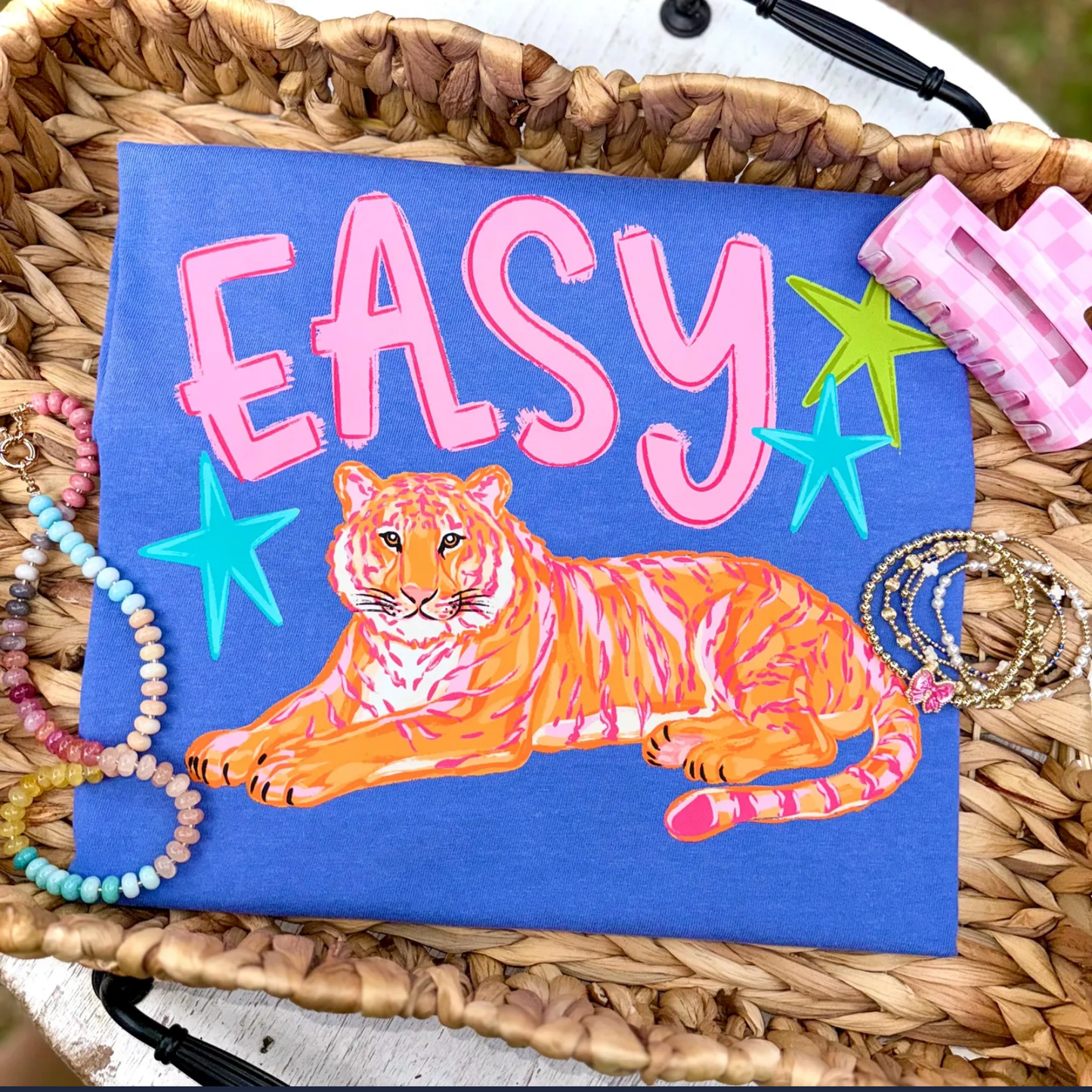 Easy Tiger Graphic Tee Hotter Than a Hoochie Coochie