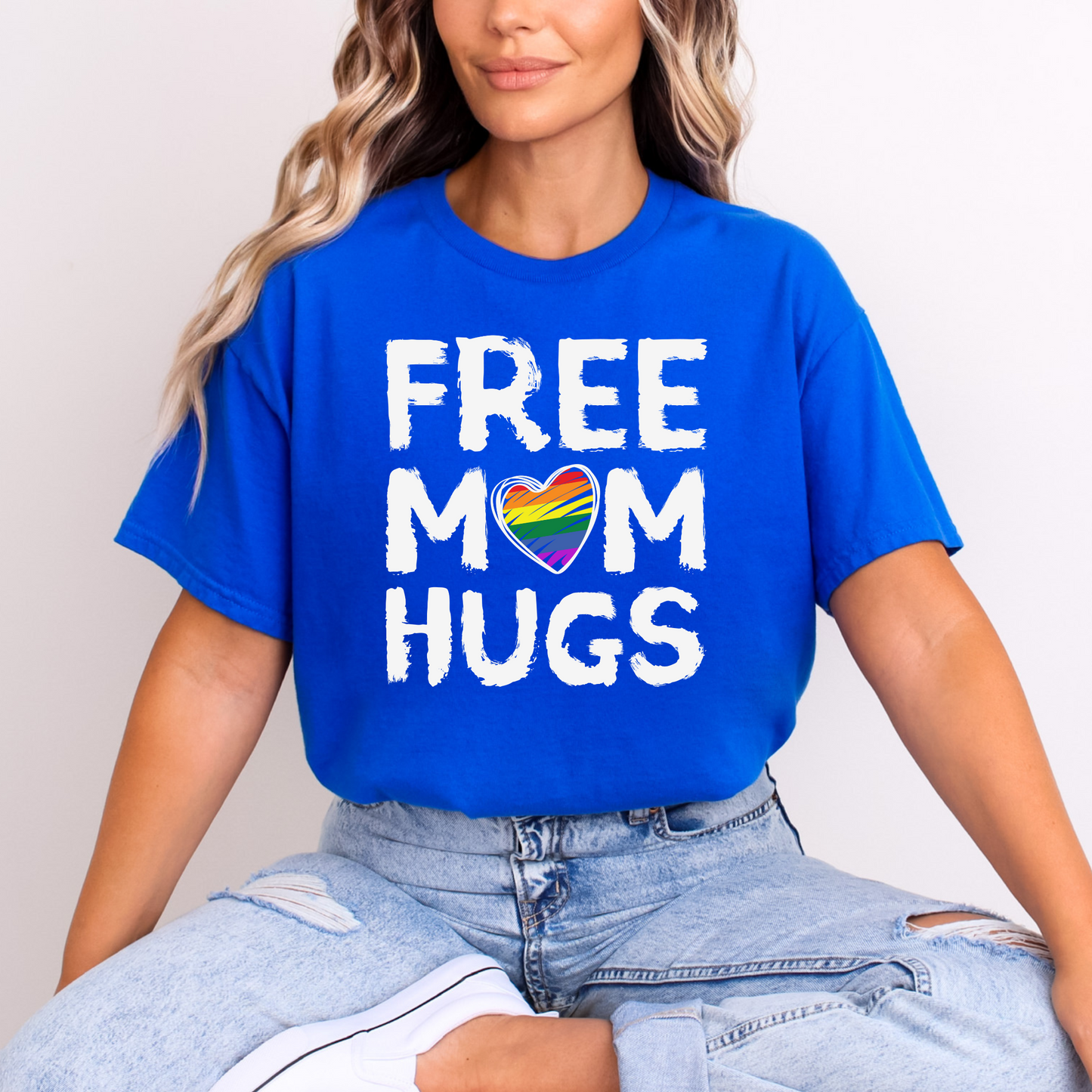 Free Mom Hugs Tee – Pride Edition