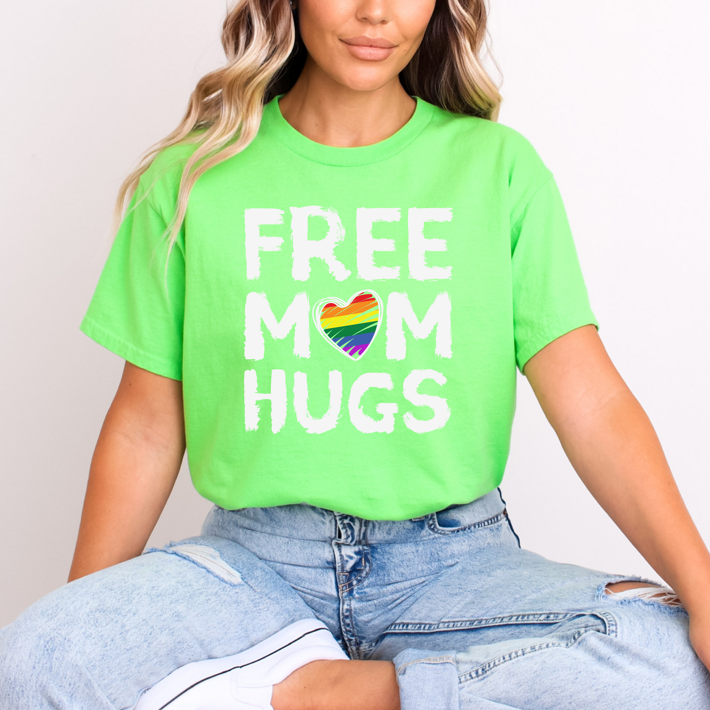 Free Mom Hugs Tee – Pride Edition