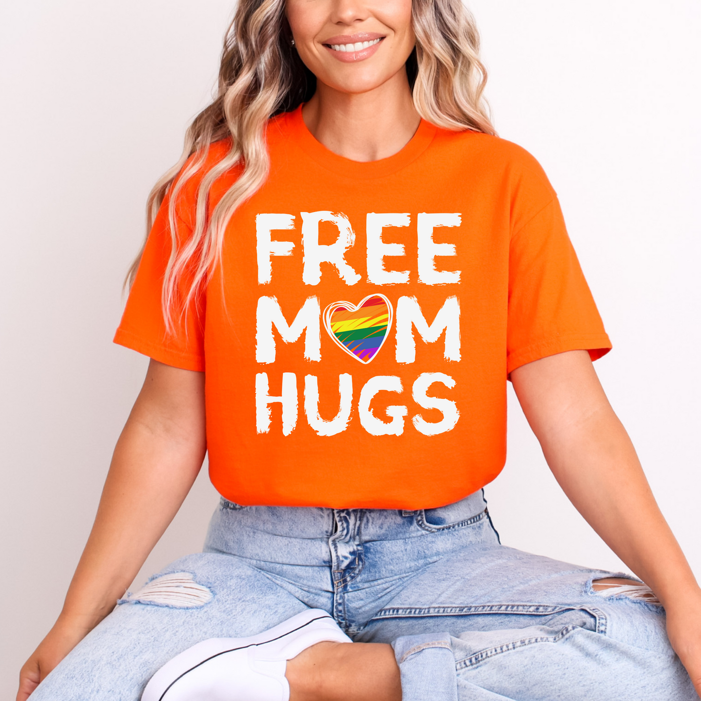 Free Mom Hugs Tee – Pride Edition