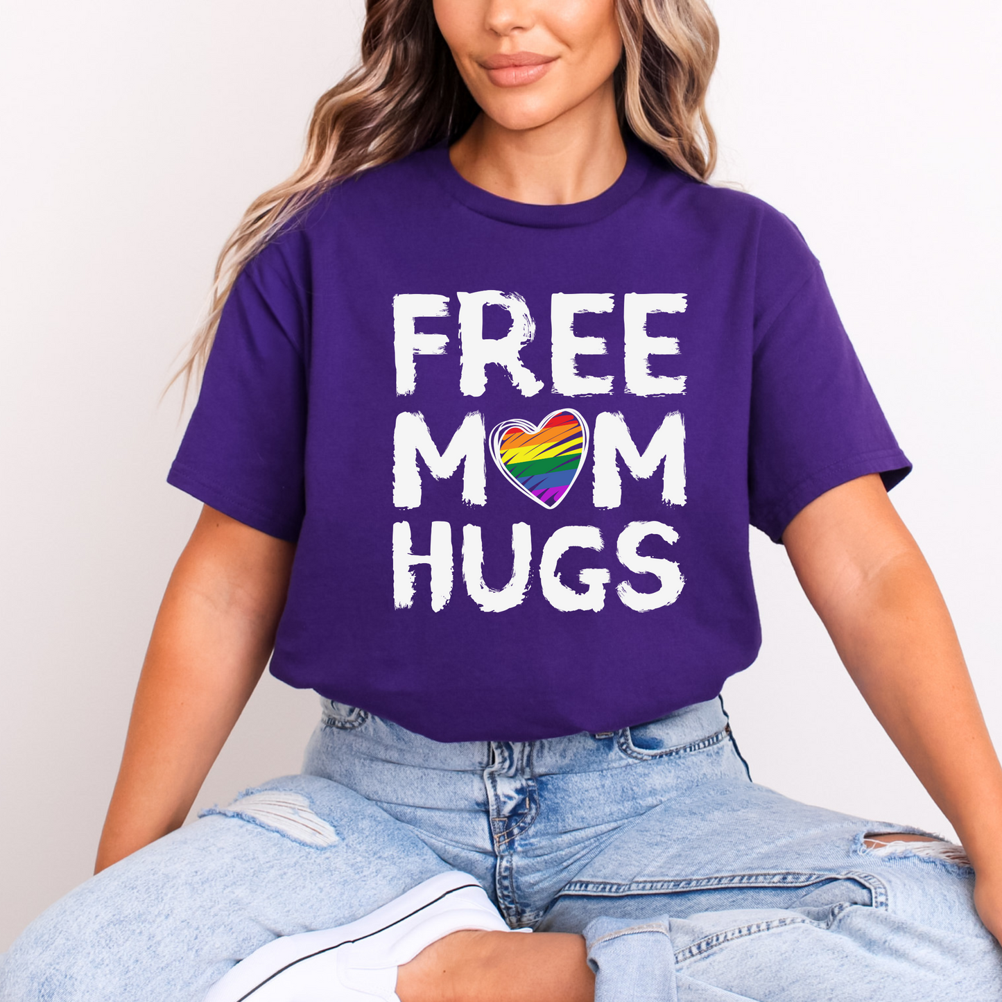 Free Mom Hugs Tee – Pride Edition