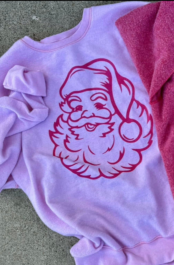 Vintage Inside Out Santa Sweatshirt