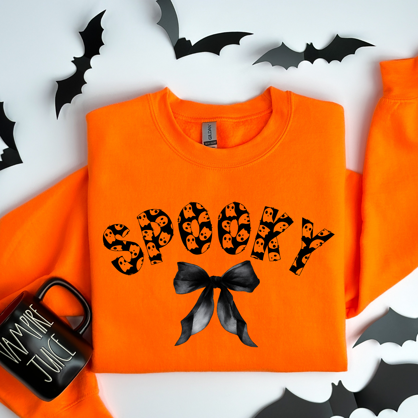 Youth Spooky Ghost Bow Font