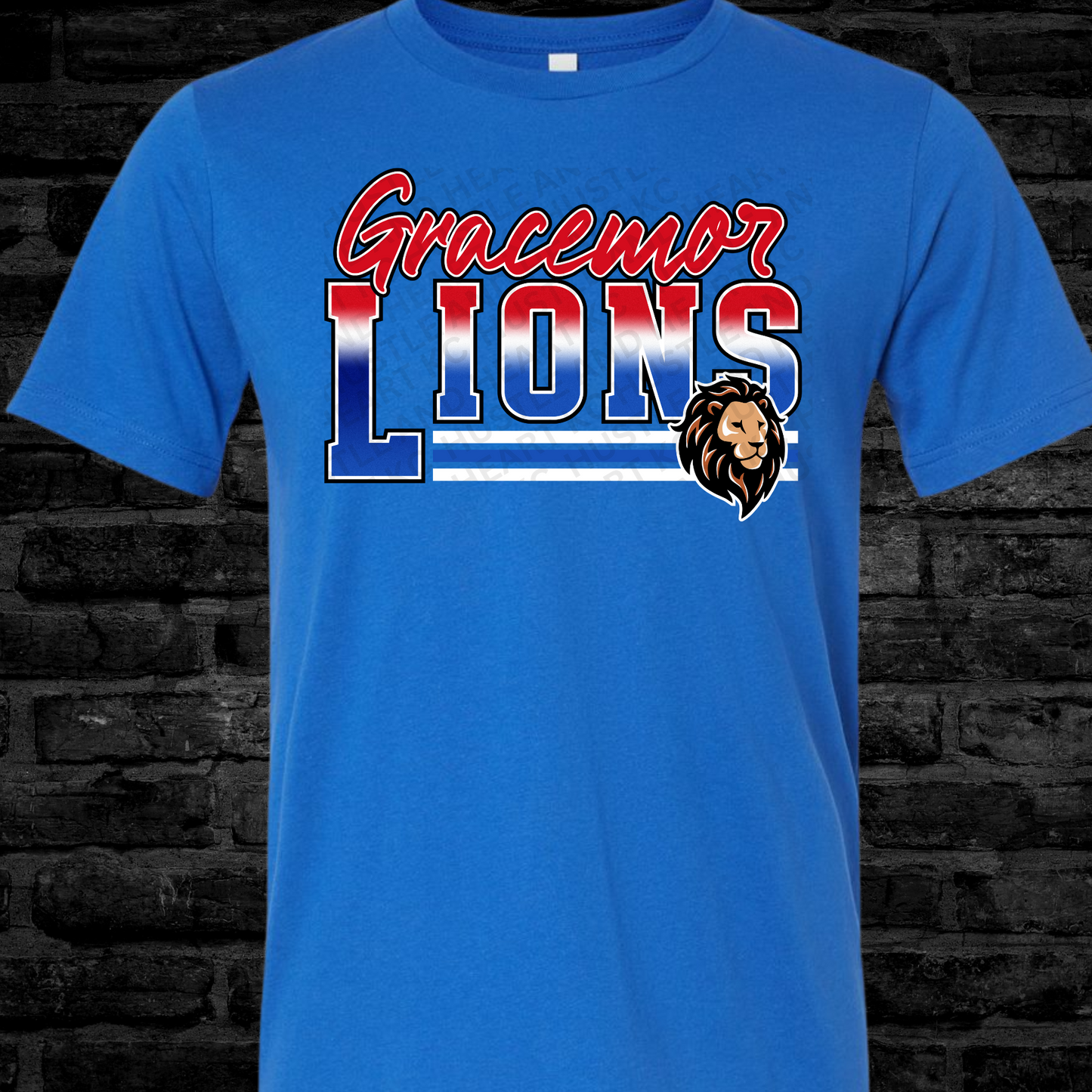 Gracemor Lions Gradient Tee (Youth)