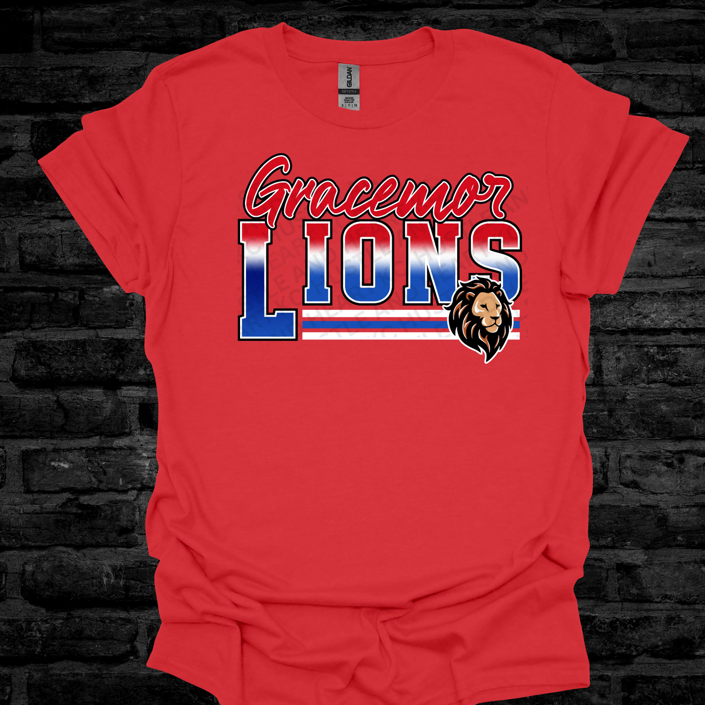 Gracemor Lions Gradient Tee (Youth)