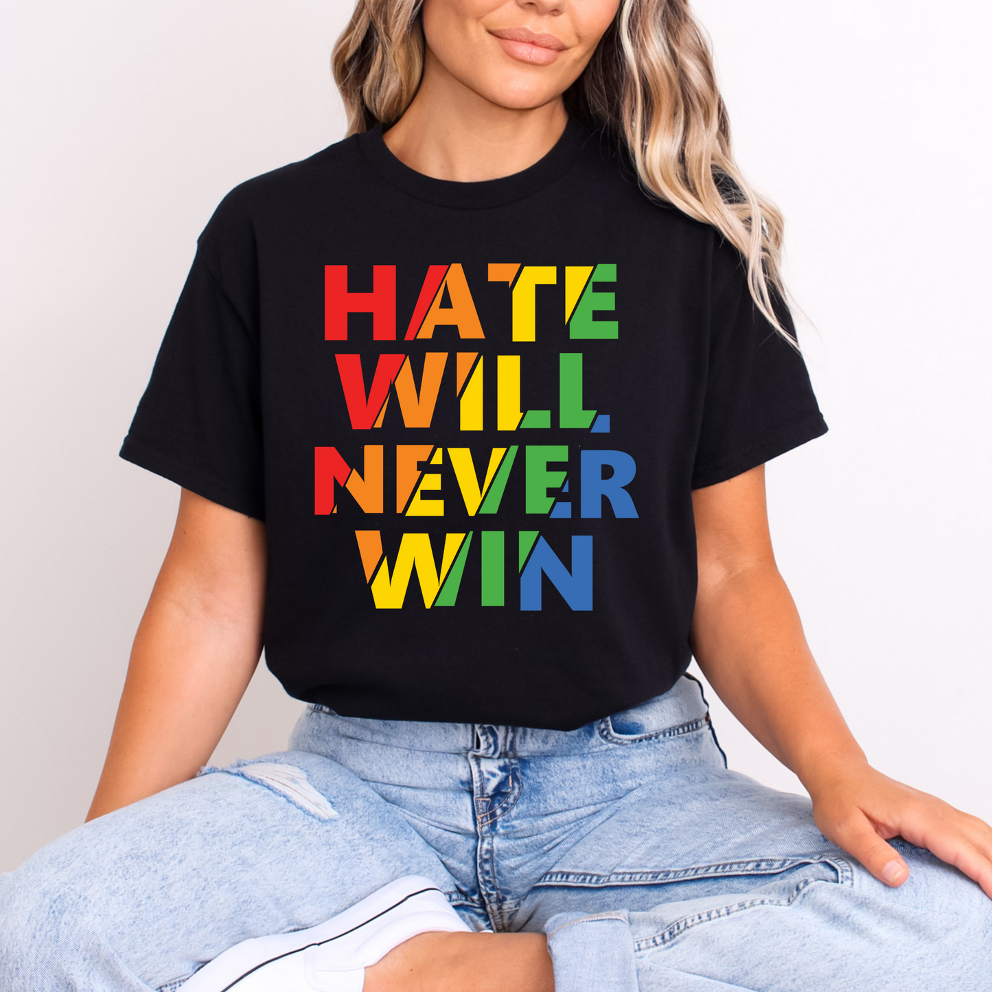Hate Will Never Win Tee – Pride Edition
