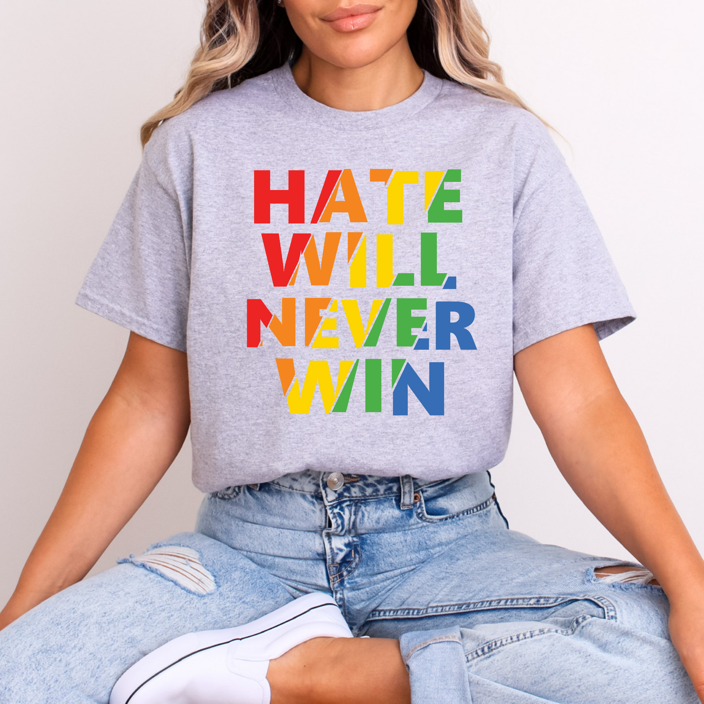 Hate Will Never Win Tee – Pride Edition