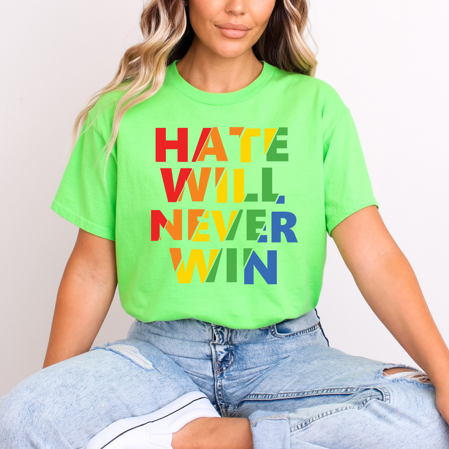 Hate Will Never Win Tee – Pride Edition