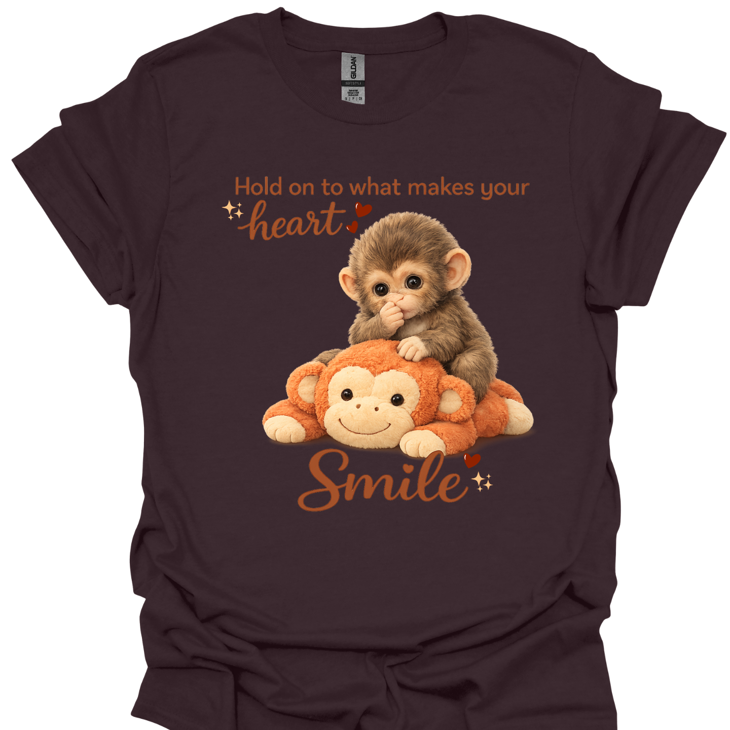 Youth “Do What Makes Your Heart Smile” Monkey T-Shirt