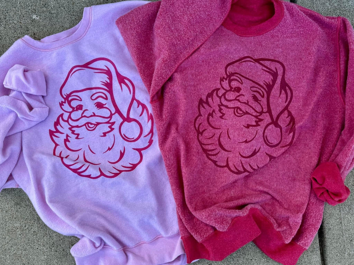 Vintage Inside Out Santa Sweatshirt
