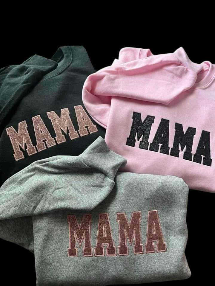 Embroiderd MAMA Sweatshirt