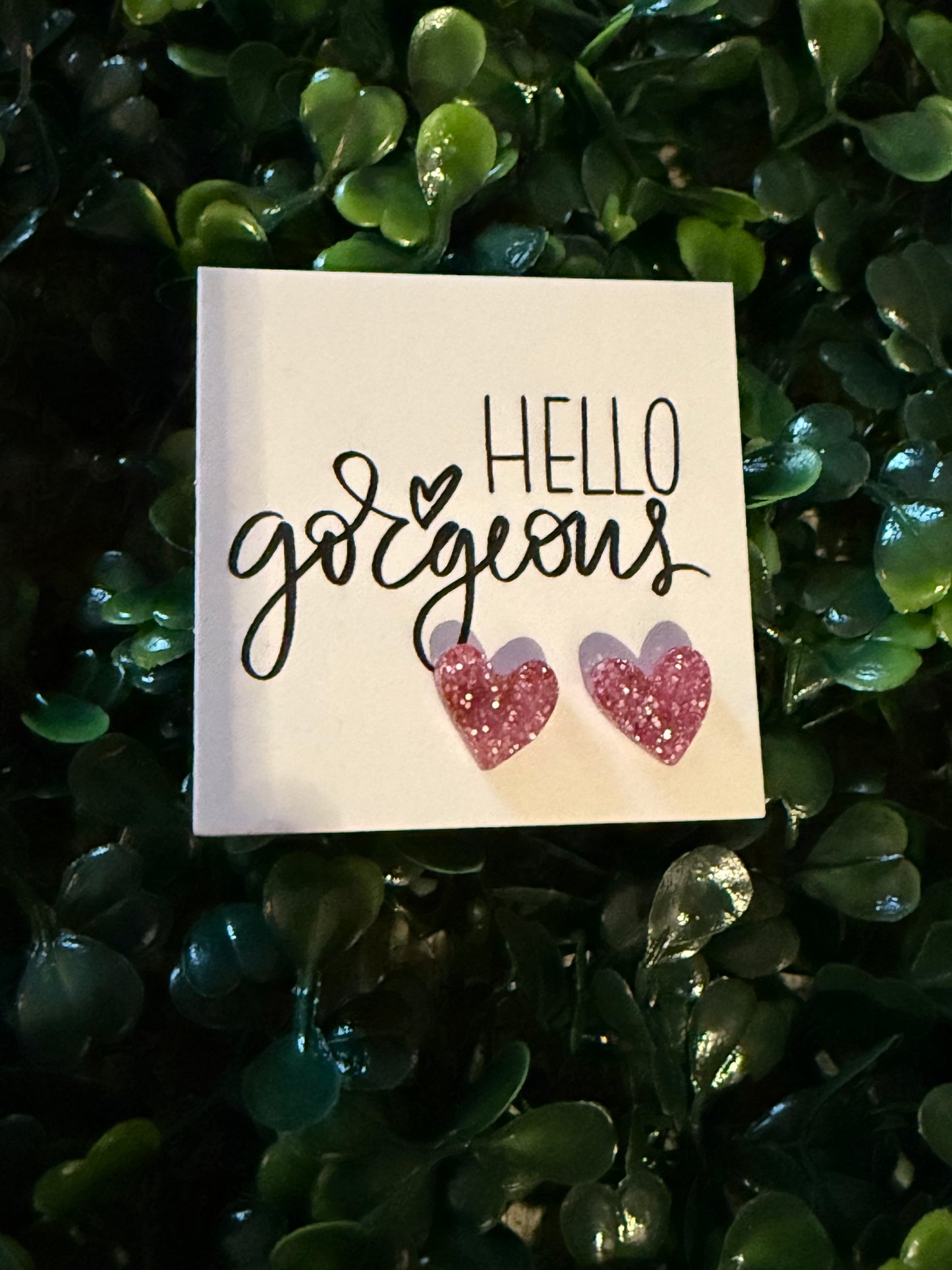 Mini Heart Shaped Stud Earrings
