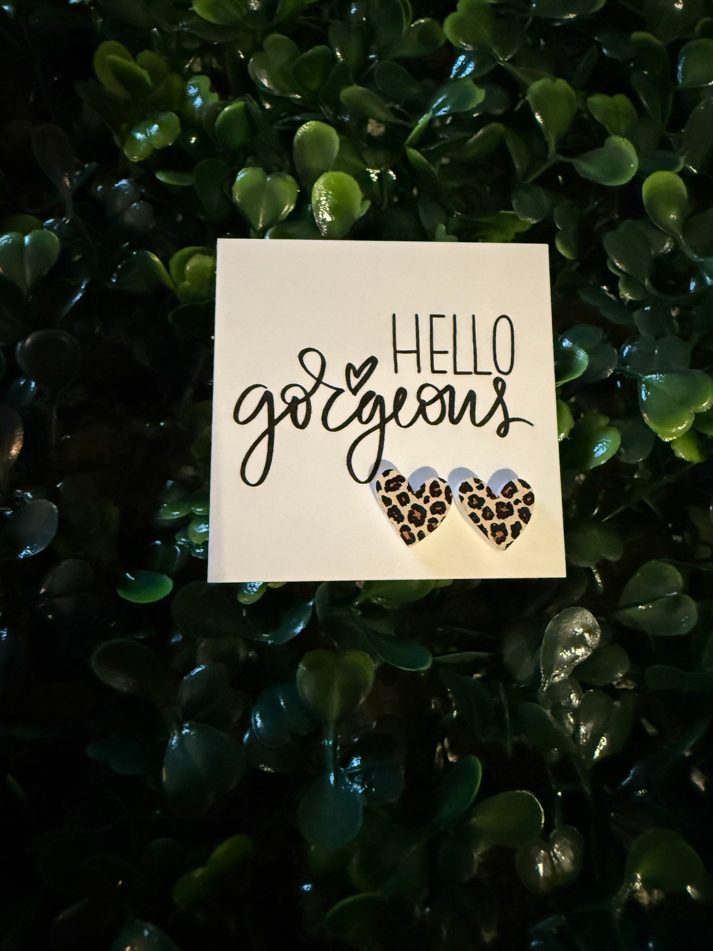 Mini Heart Shaped Stud Earrings