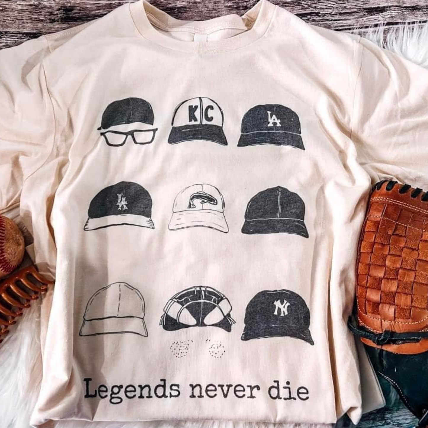 Ball Caps - Legends Never Die