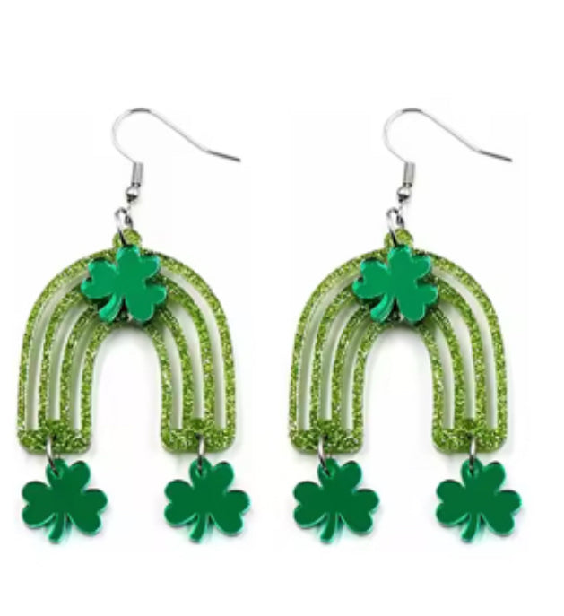 Lucky Charm Acrylic Earrings
