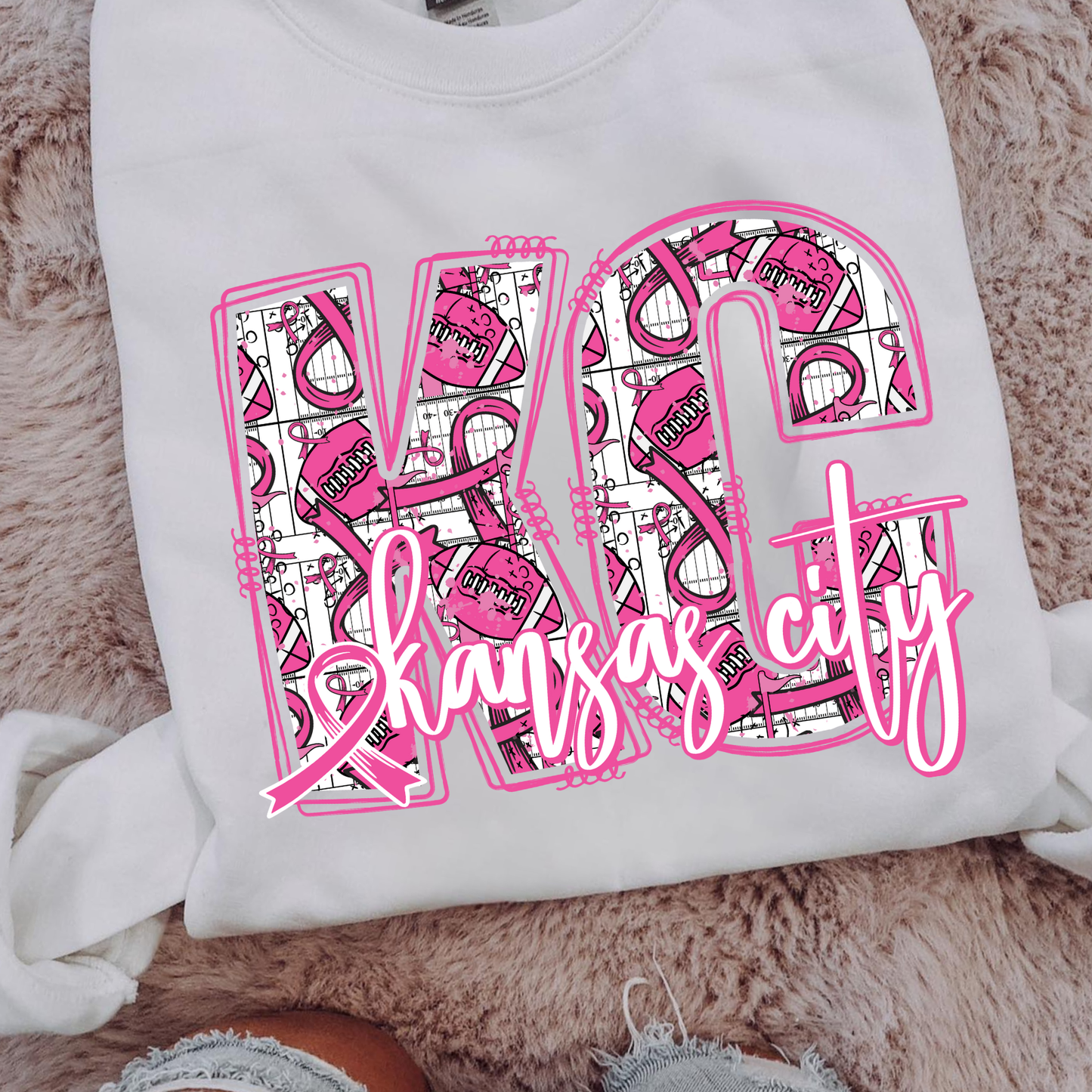 KC Pink Ribbon Football Awareness
