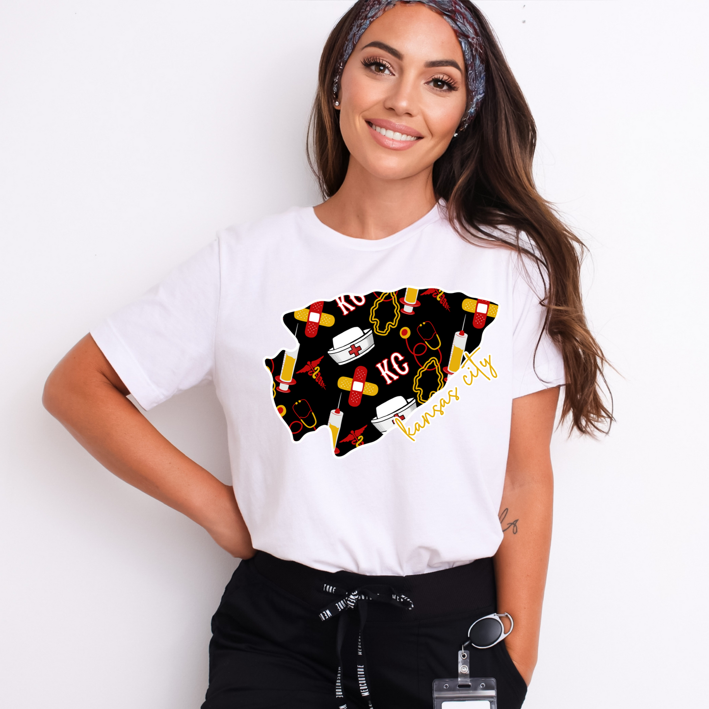 Kansas City Nurse Arrowhead T-Shirt