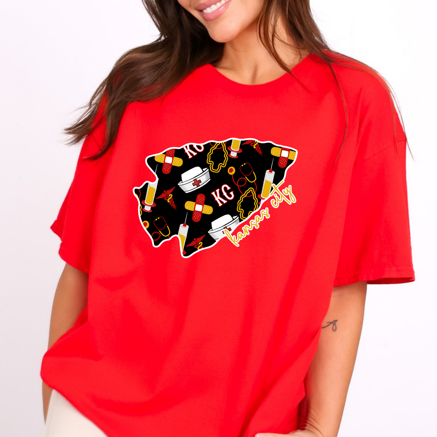 Kansas City Nurse Arrowhead T-Shirt