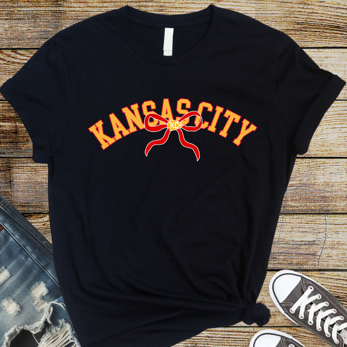 Infant Kansas City Arched Arrowhead Bow
