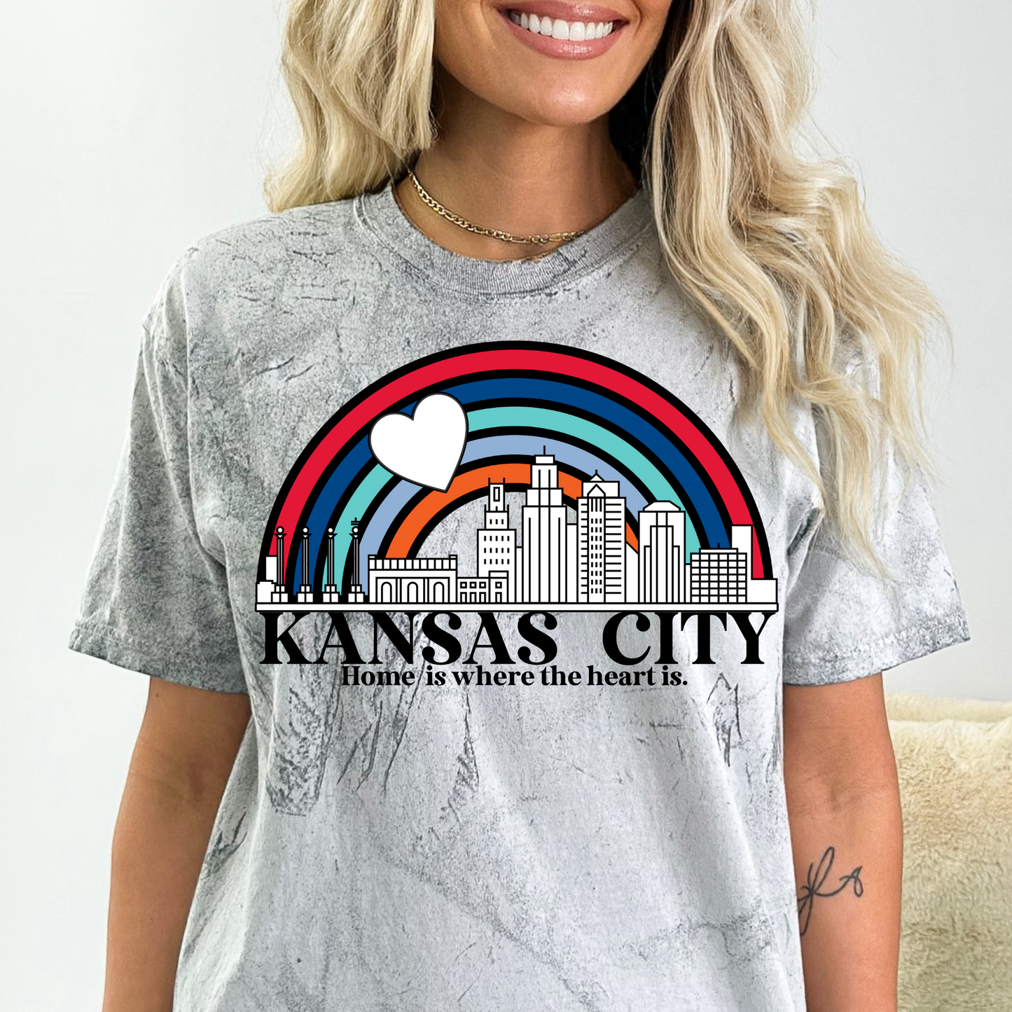 Kansas City “Home is Where the Heart Is” Tee