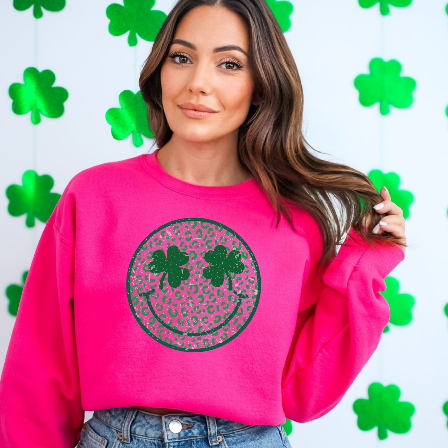 Leopard Shamrock Smiley