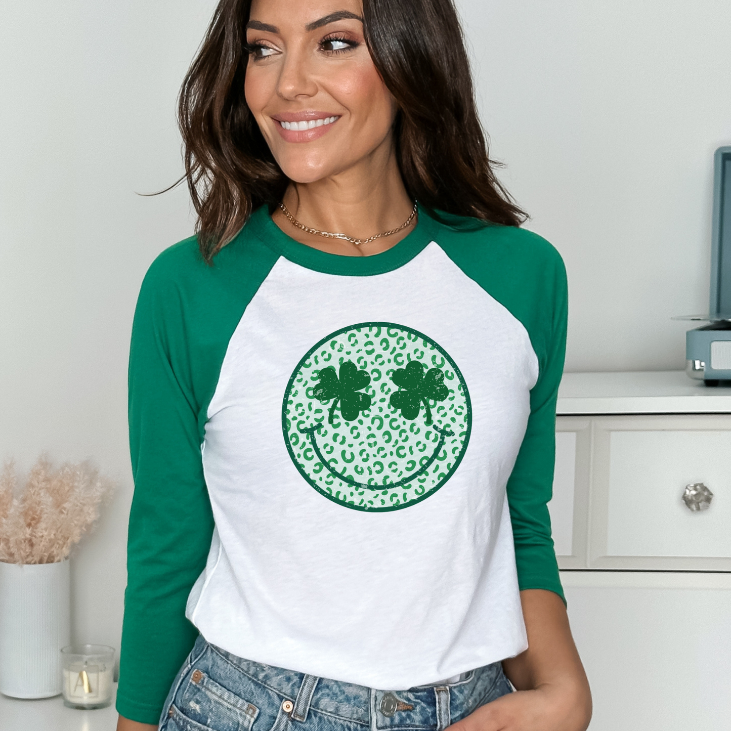 Leopard Shamrock Smiley