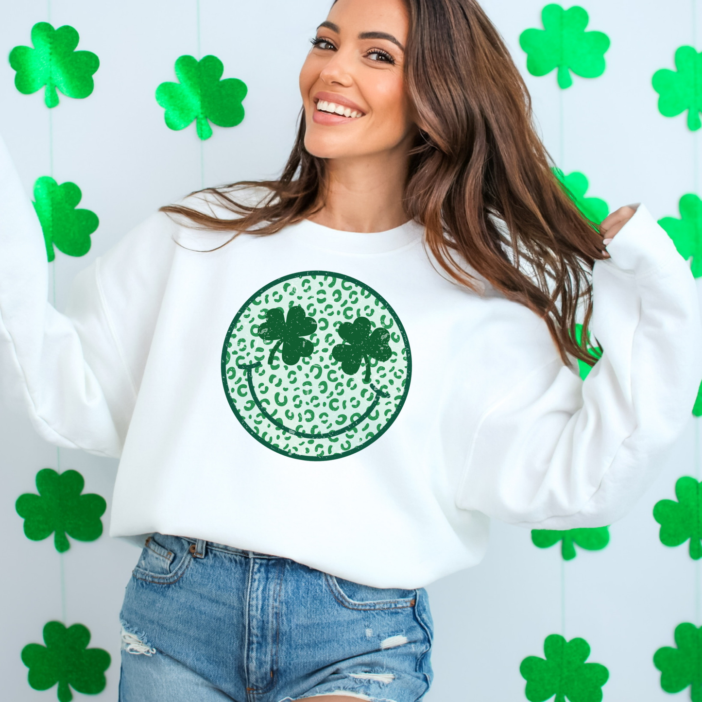 Leopard Shamrock Smiley