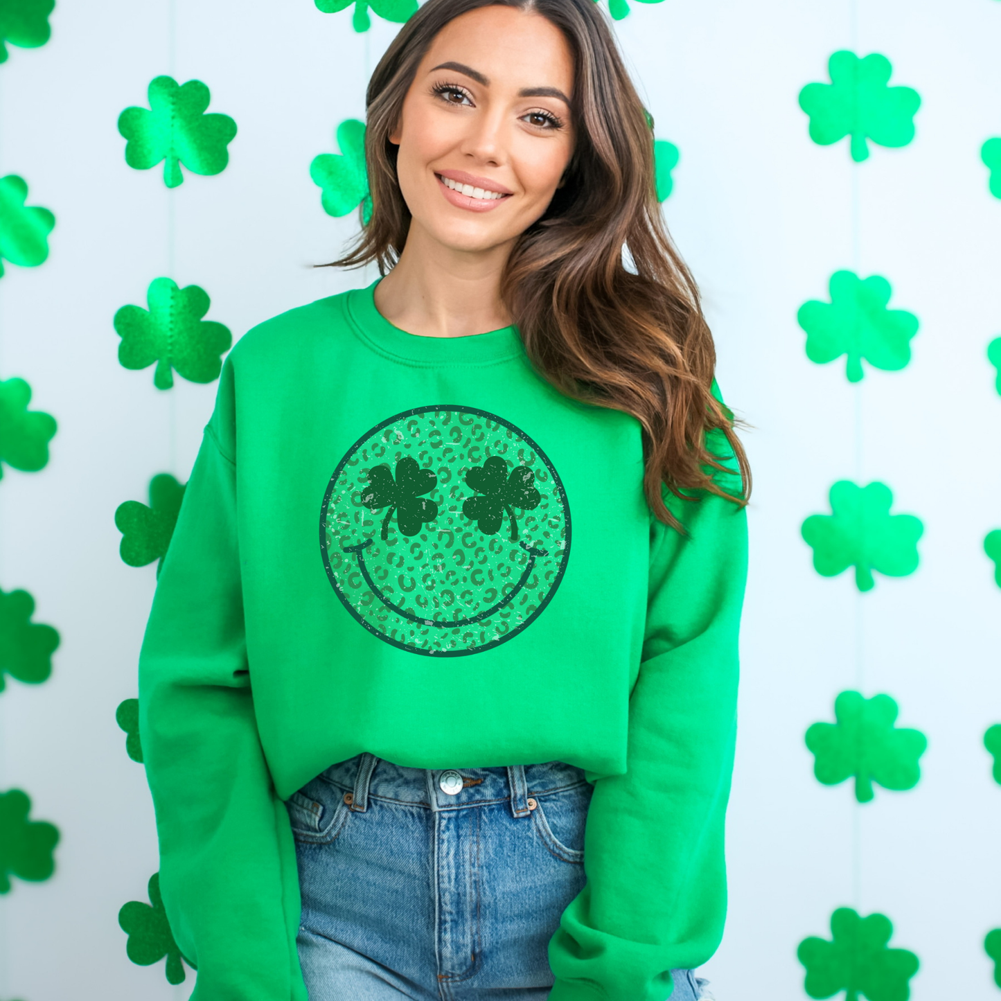 Leopard Shamrock Smiley