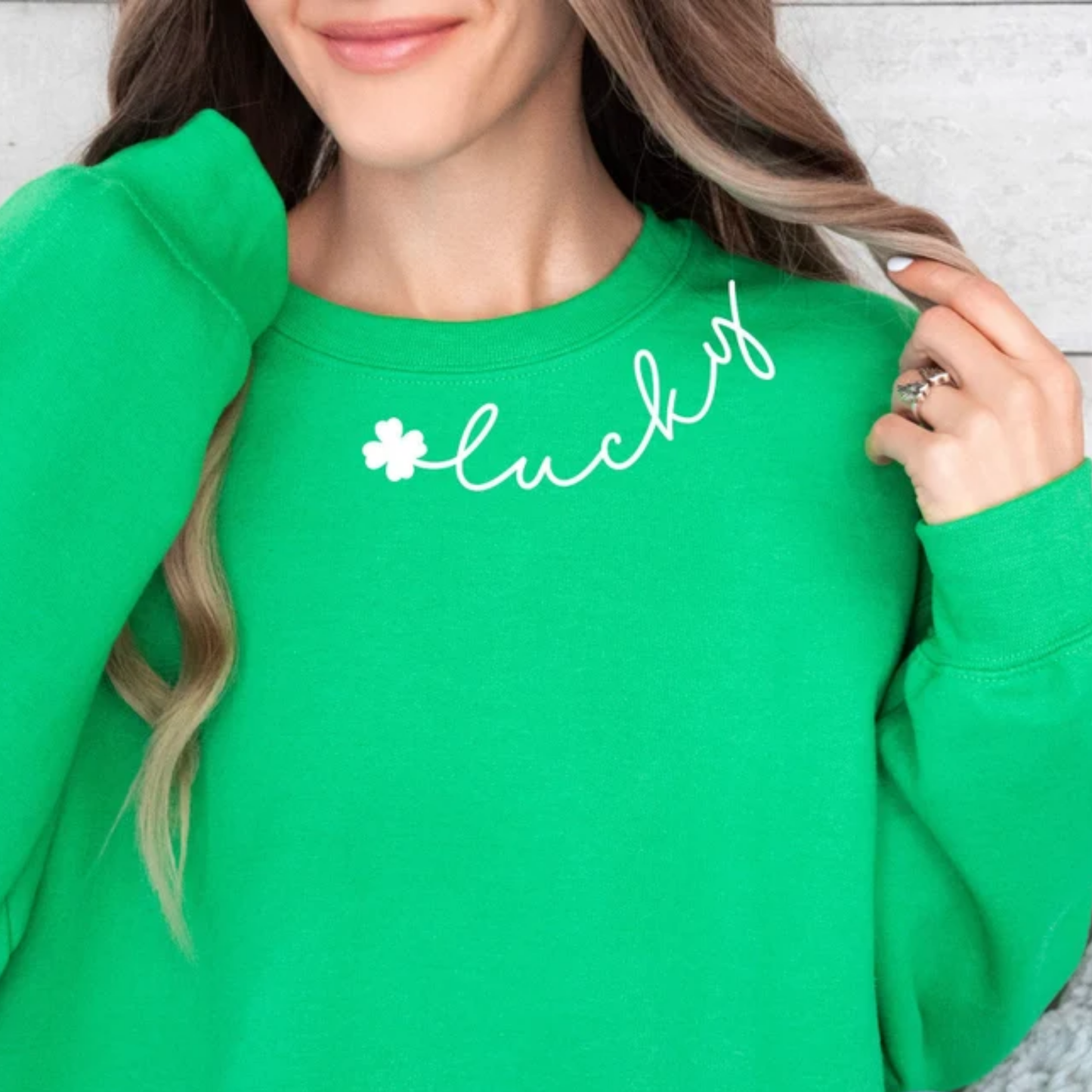 Lucky Shamrock Neckline