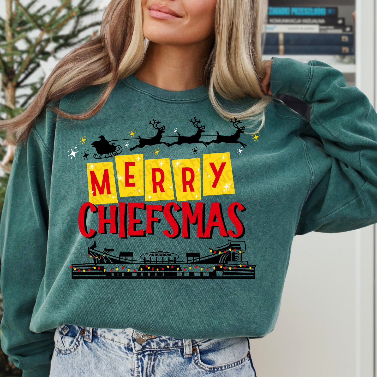 Merry Chiefsmas - Yellow and Red PNG