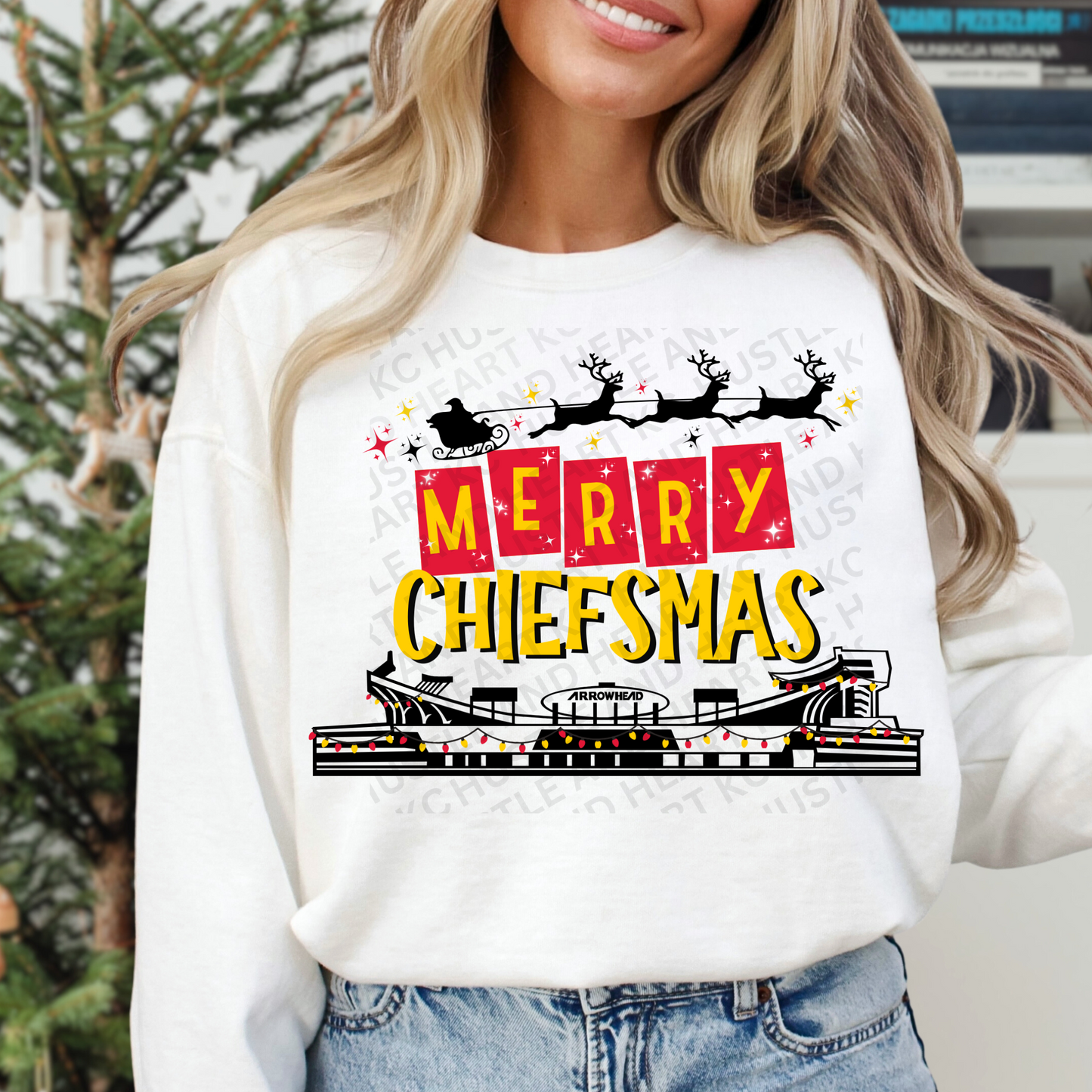 Merry Chiefsmas - Red and Yellow PNG