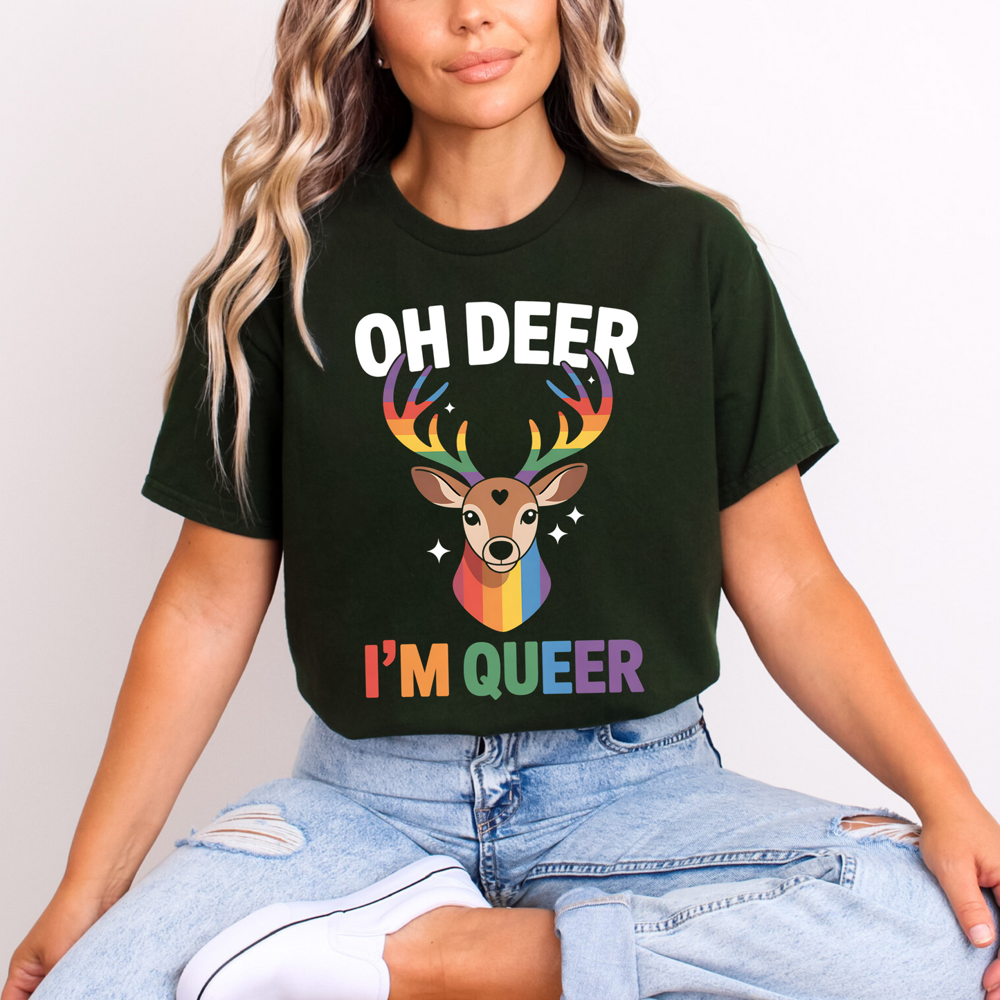 Oh Deer, I’m Queer Tee