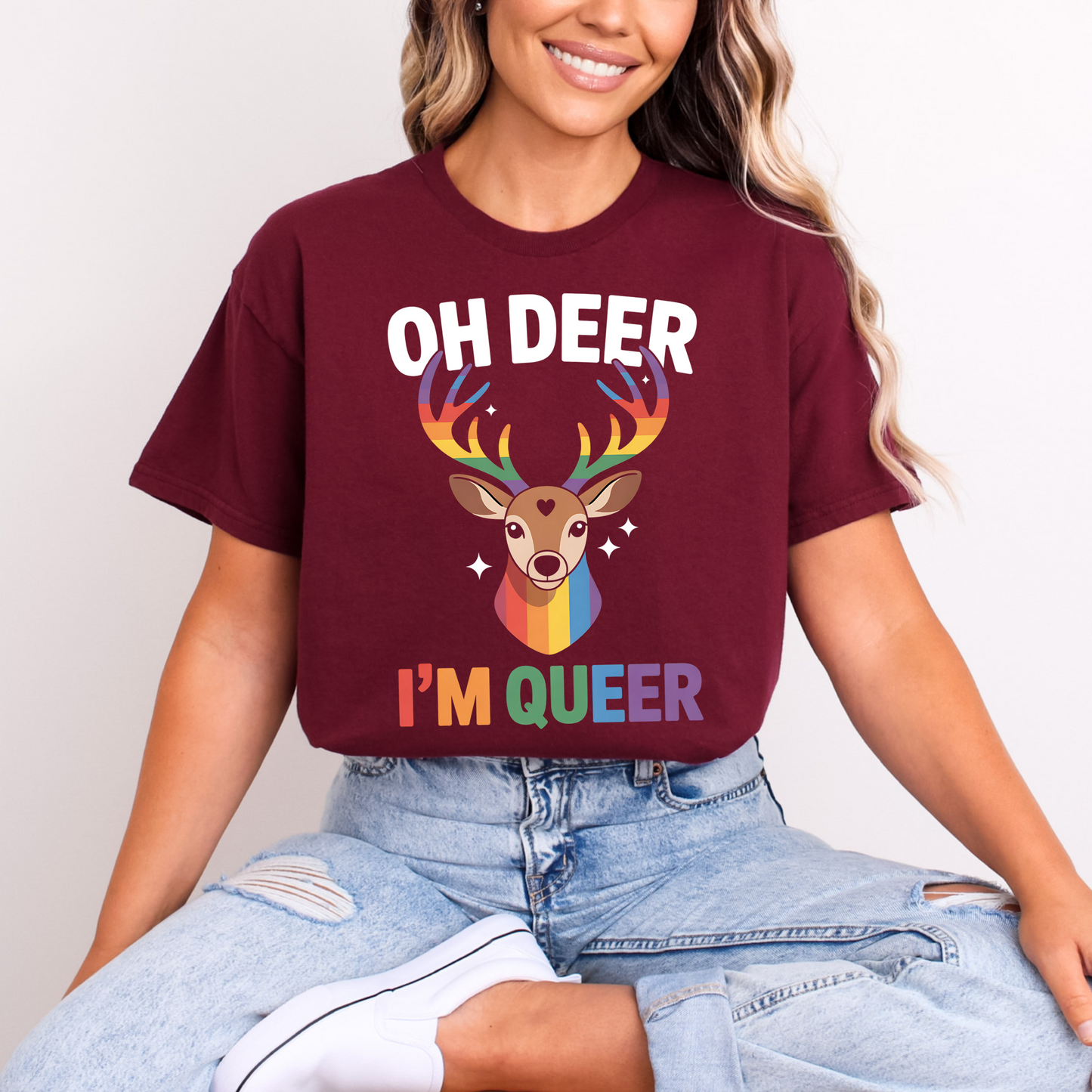 Oh Deer, I’m Queer Tee