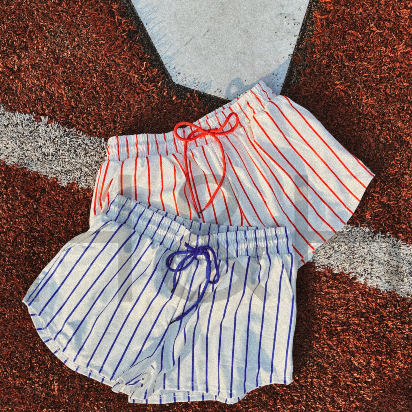 Pin Strip Baseball Shorts