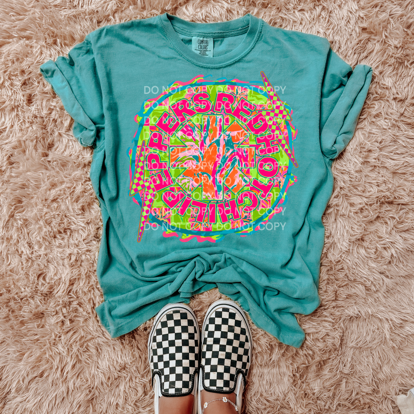 RED HOT CHILI PEPPERS Bright Graphic Tee