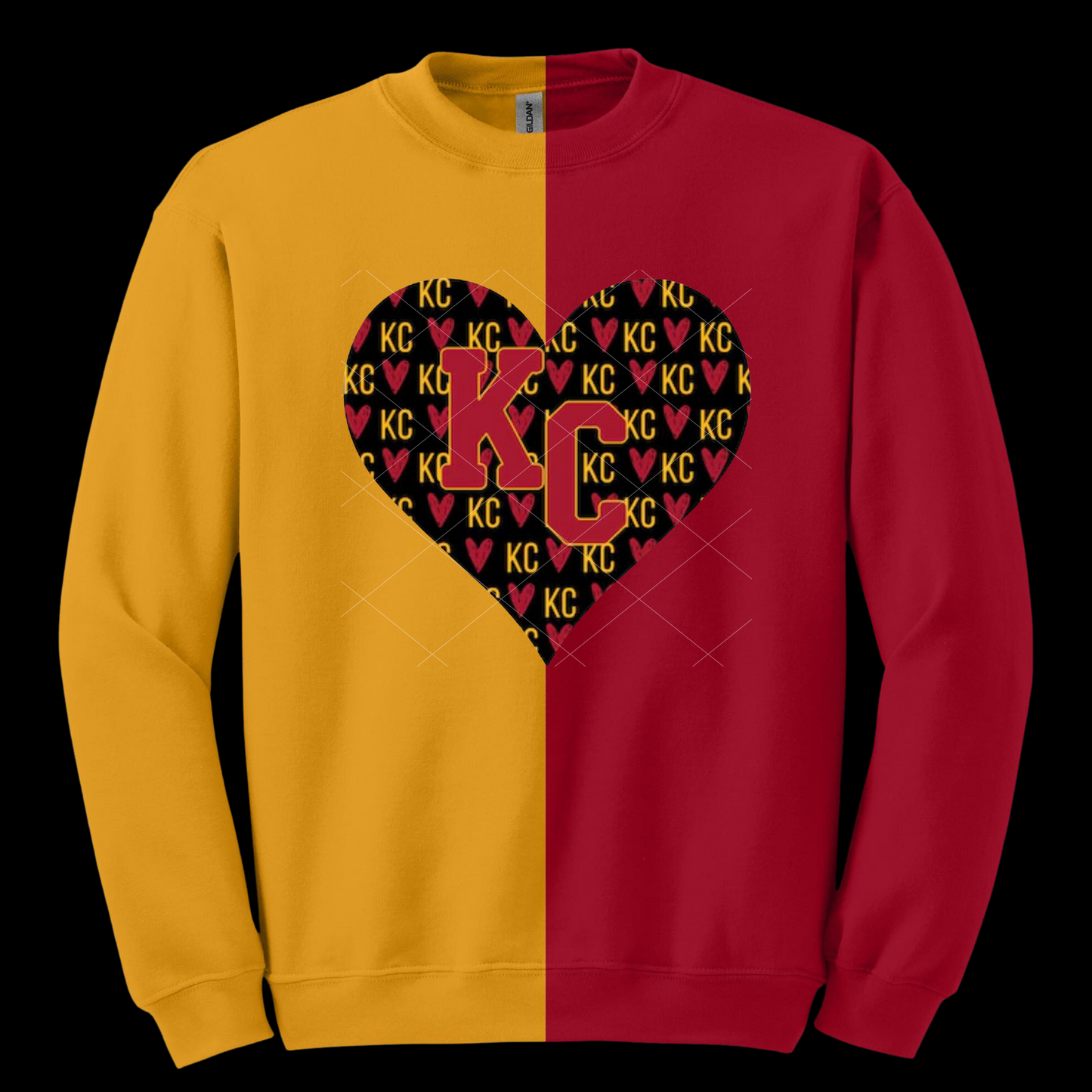 KC Love Split Crewneck Sweatshirt
