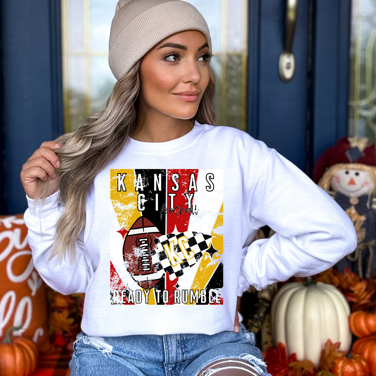 Kansas City "Ready to Rumble" Football Sweatshirt